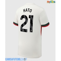 Camisa de time de futebol Chelsea Jorrel Hato #21 Replicas 2º Equipamento 2025-26 Manga Curta